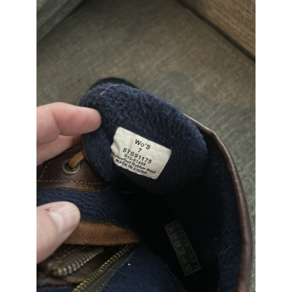 Sperry Duck Boots Womens Size 7 Leather Waterproof - Picture 6 of 6
